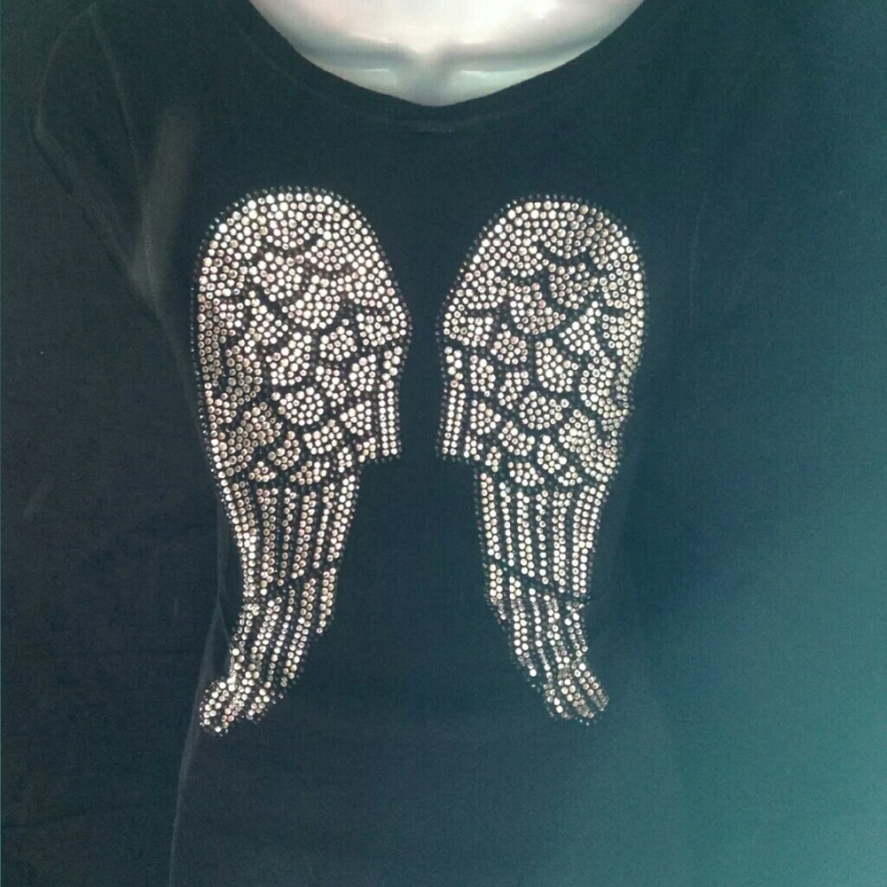 Rawyalty crystal rhinestones top size small shirt